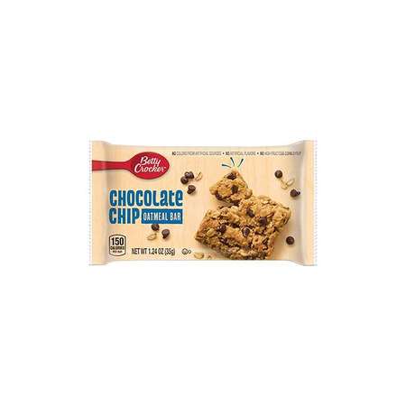 BETTY CROCKER Individually Wrapped Chocolate Chip Oatmeal Bar 1.24 oz., PK144 16000-45977